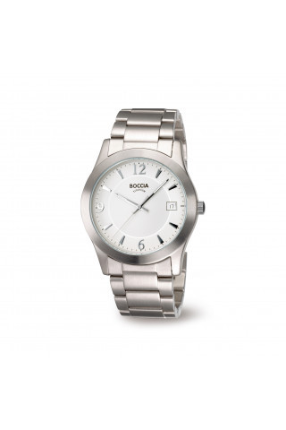 Horlogeband Boccia 3550-01 Staal 12mm